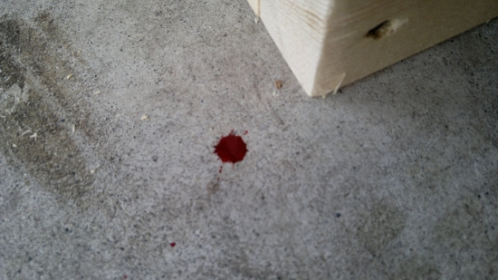 First blood!