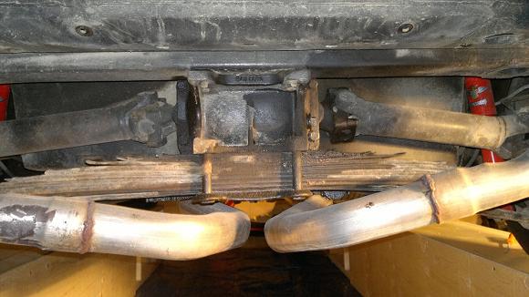 Rear technical view