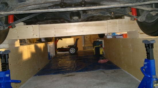 Lifted car