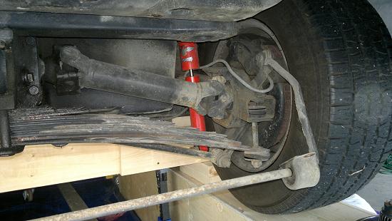 Lifted car