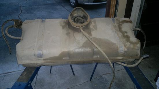 Tank on stands