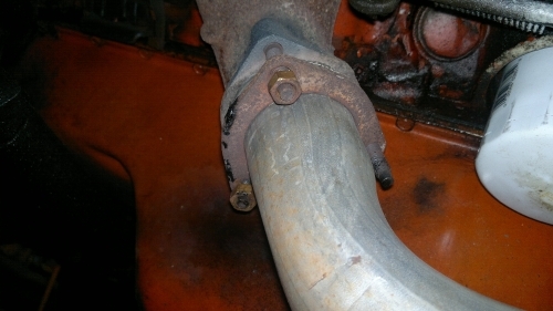 Manifold with pipe