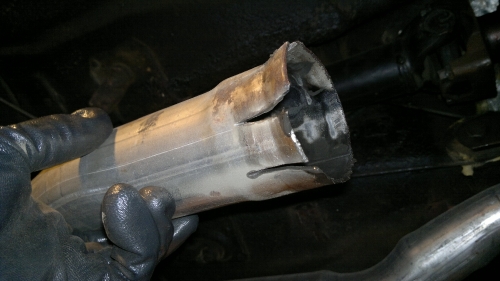 Pipe with cuts