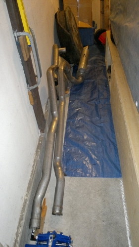 Pipes in garage